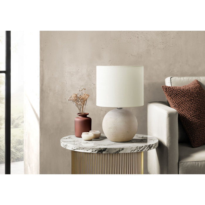 16"H Table Lamp Concrete base