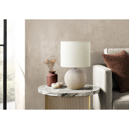 16"H Table Lamp Concrete base