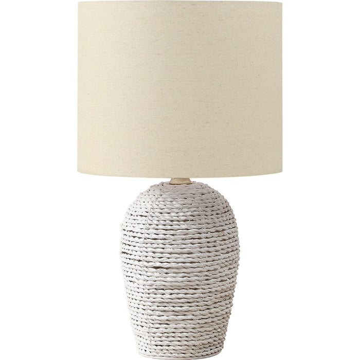 17"H Table Lamp Rattan base