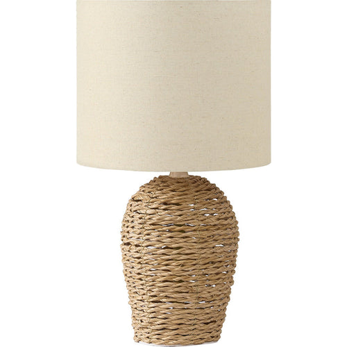 17"H Table Lamp Rattan base