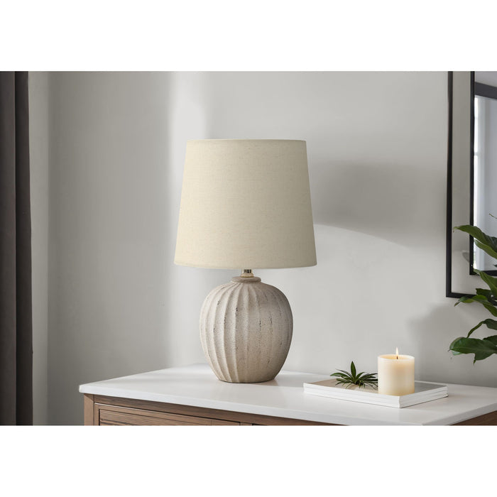 19"H Table Lamp Resin base