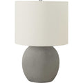 20"H Table Lamp Concrete base