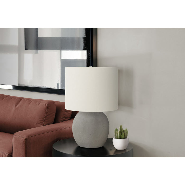 20"H Table Lamp Concrete base