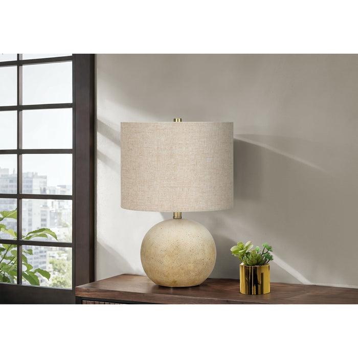 20"H Table Lamp Concrete base