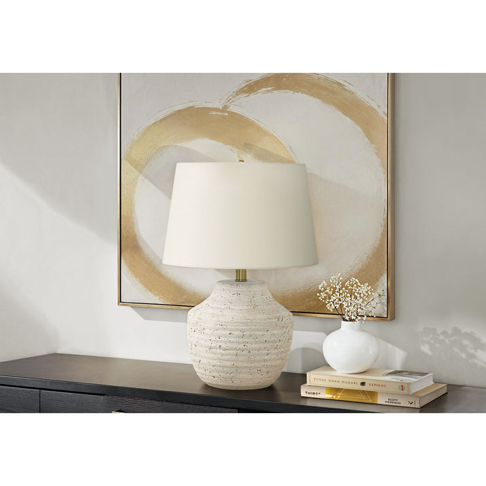20"H Table Lamp Concrete base