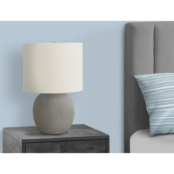 20"H Table Lamp Concrete base