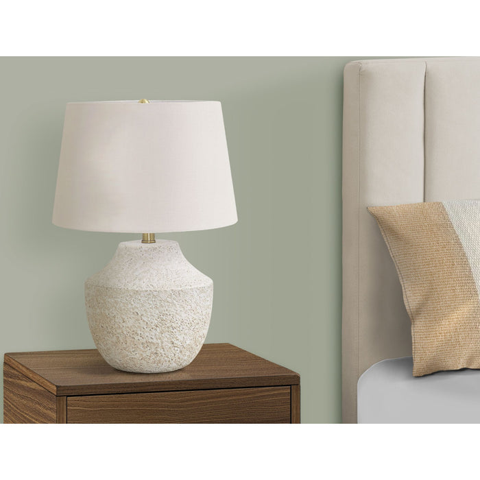 20"H Table Lamp Concrete base