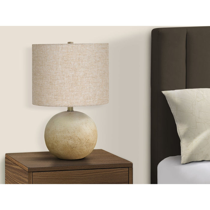 20"H Table Lamp Concrete base
