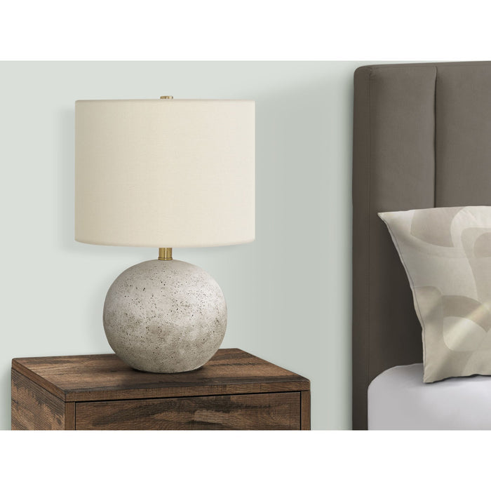 20"H Table Lamp Concrete base