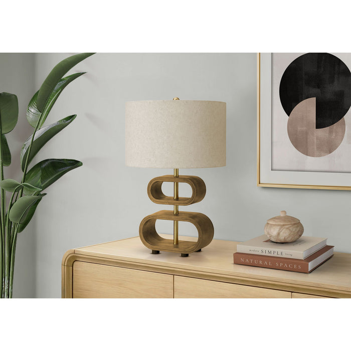 20"H Table Lamp Wood base