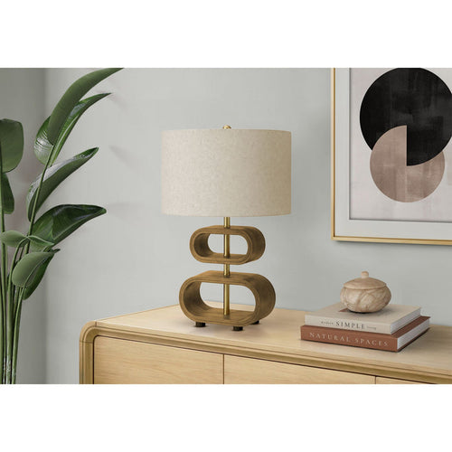 20"H Table Lamp Wood base