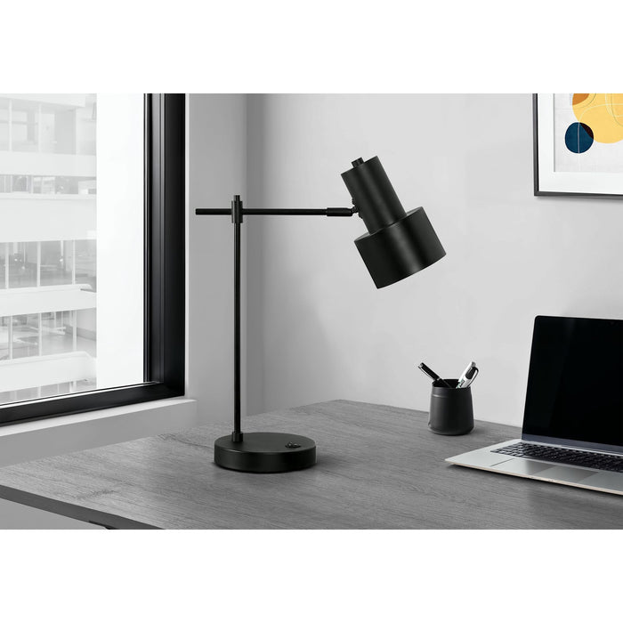 21"H Table Lamp Metal base USB