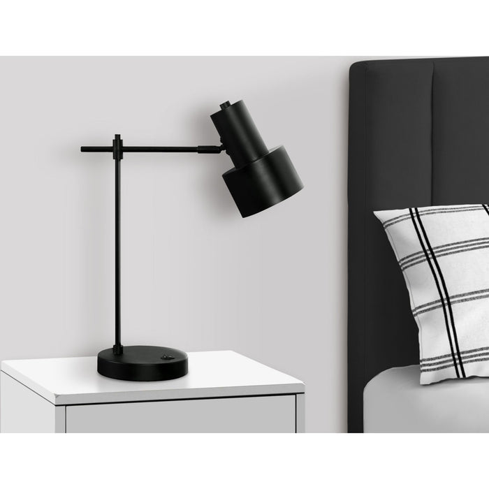 21"H Table Lamp Metal base USB