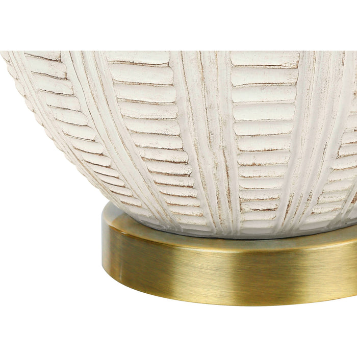 21"H Table Lamp Resin base