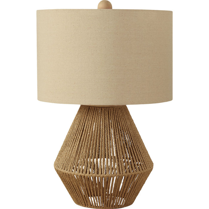 22"H Table Lamp Rope base