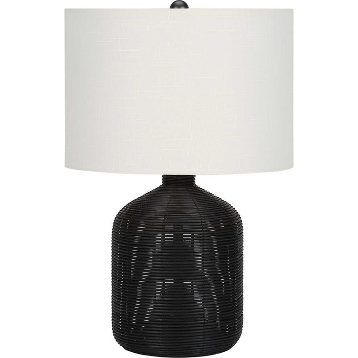 23"H Table Lamp Rattan base