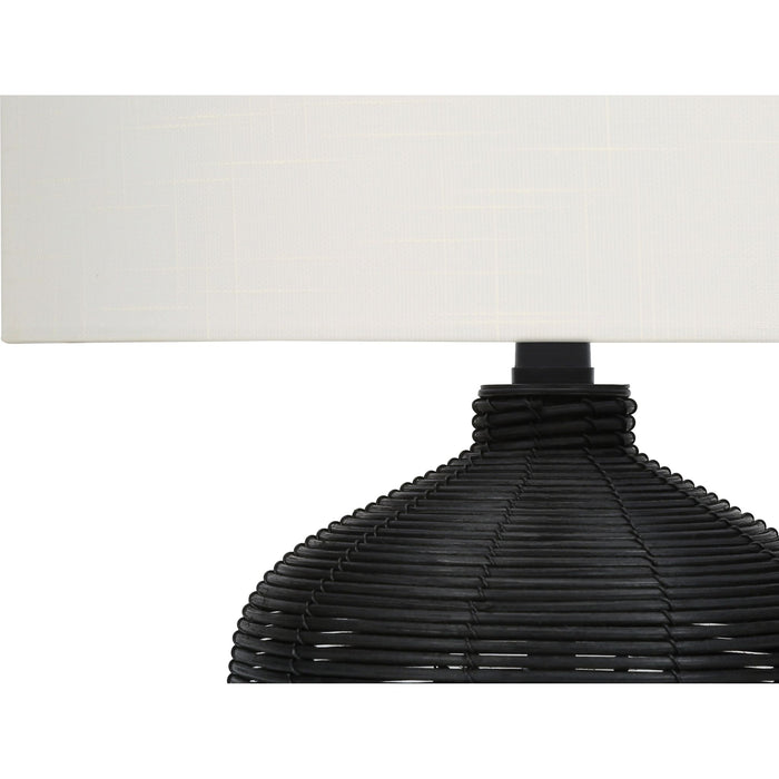 23"H Table Lamp Rattan base