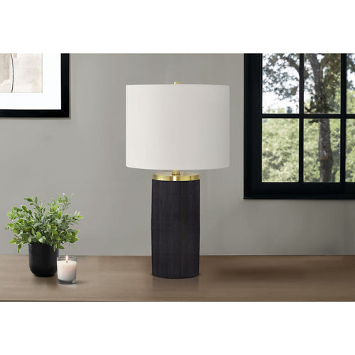 24"H Table Lamp Concrete base