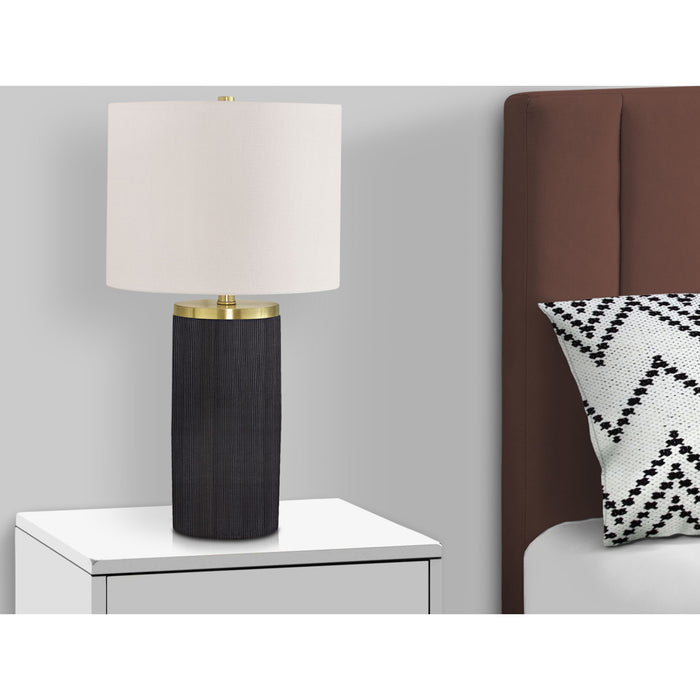 24"H Table Lamp Concrete base