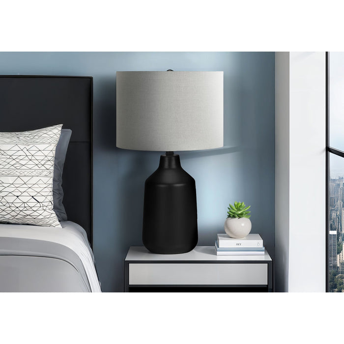 24"H Table Lamp Concrete base