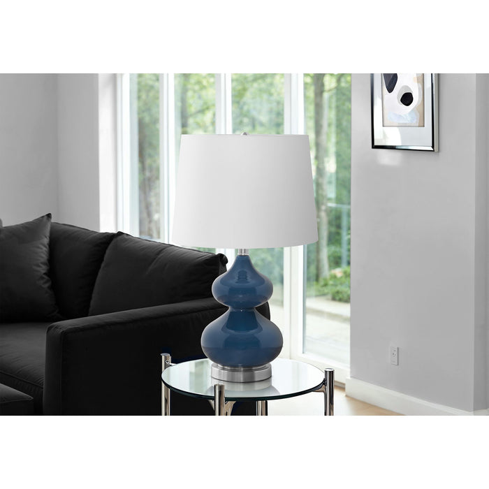 24"H Table Lamp Glass base