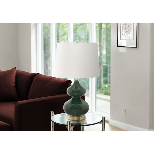 24"H Table Lamp Glass base