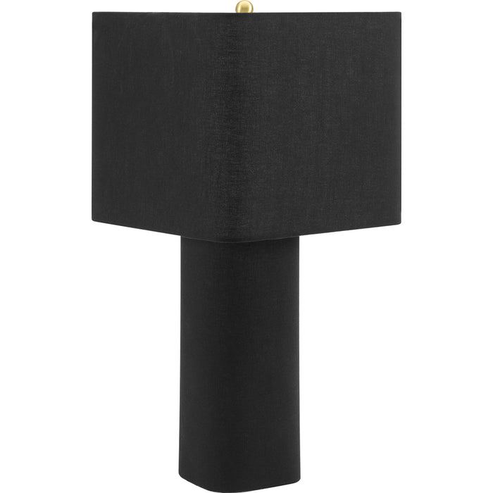 24"H Table Lamp Linen base