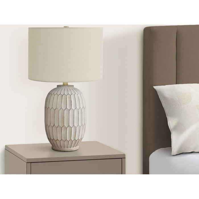 24"H Table Lamp Resin base
