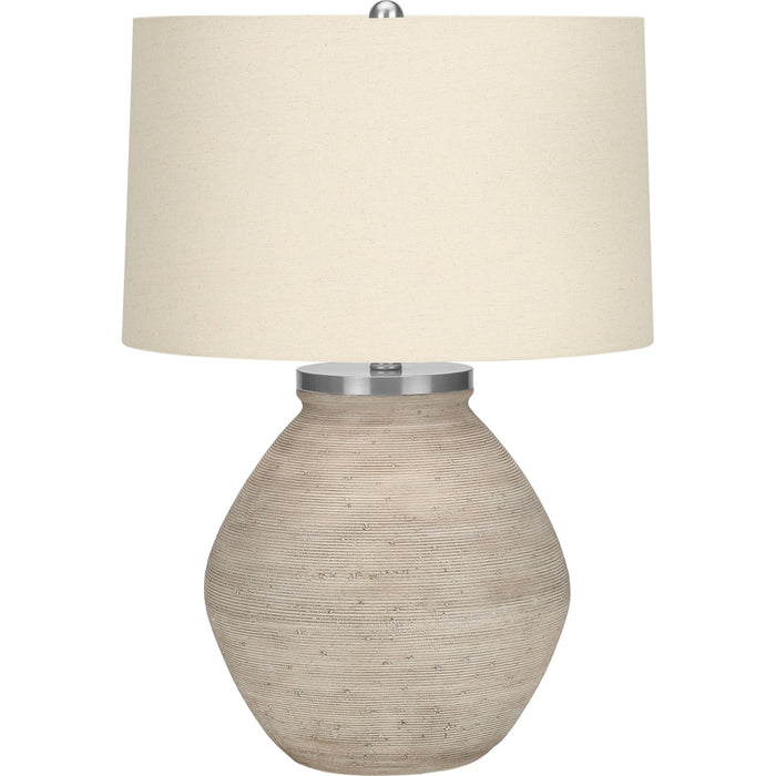 25"H Table Lamp Concrete base