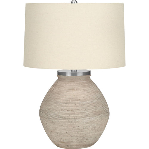 25"H Table Lamp Concrete base