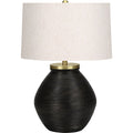 25"H Table Lamp Concrete base
