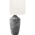 25"H Table Lamp Concrete base