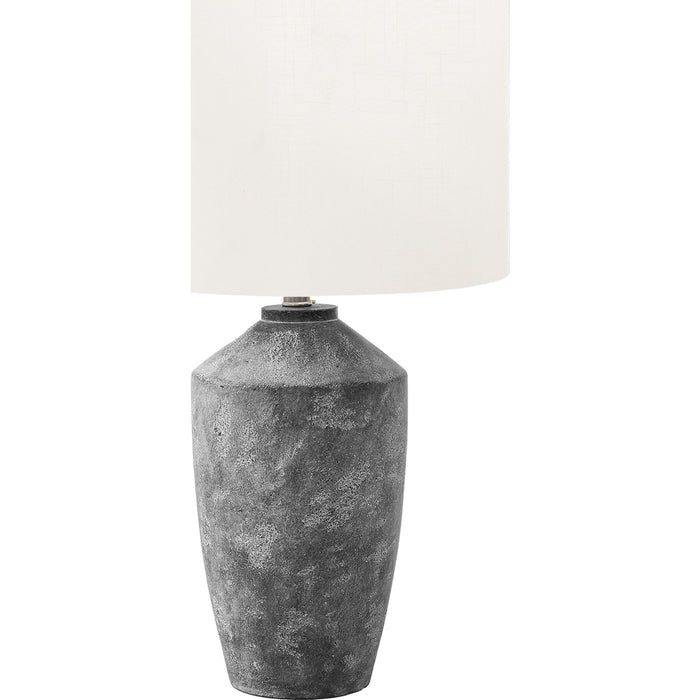 25"H Table Lamp Concrete base