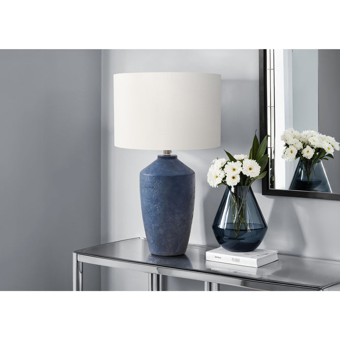 25"H Table Lamp Concrete base