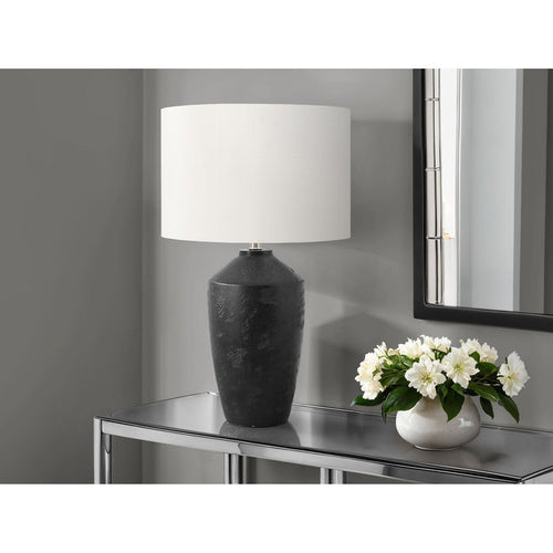 25"H Table Lamp Concrete base