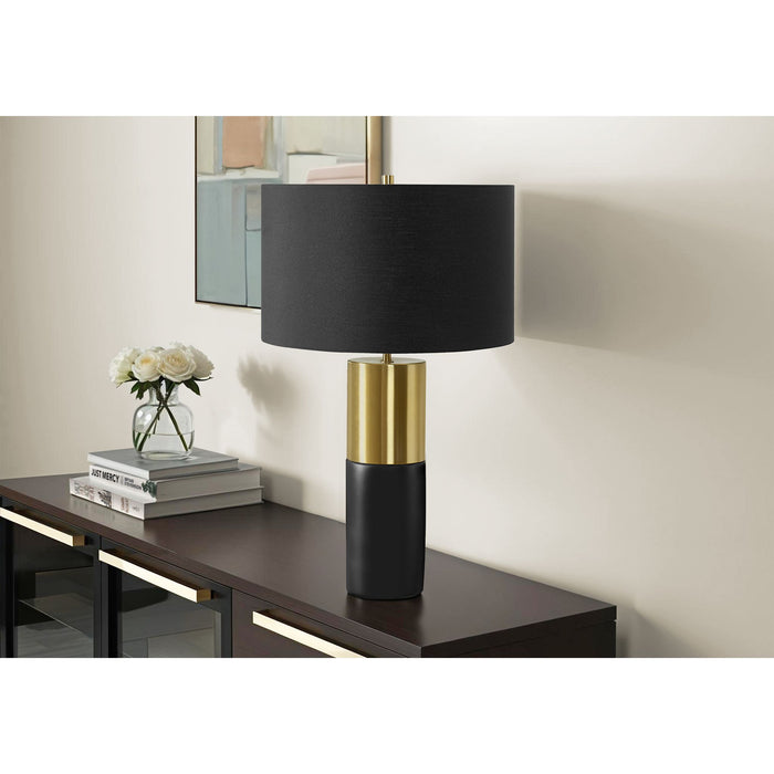 25"H Table Lamp Concrete base