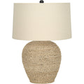 25"H Table Lamp Rattan base