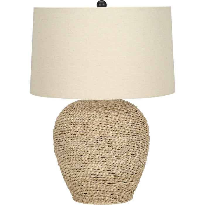 25"H Table Lamp Rattan base