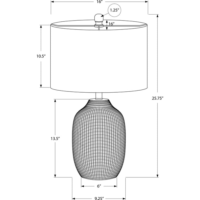 26"H Table Lamp Ceramic base
