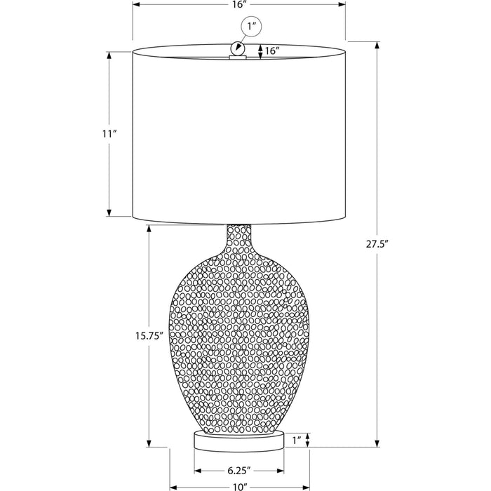 28"H Table Lamp Ceramic base