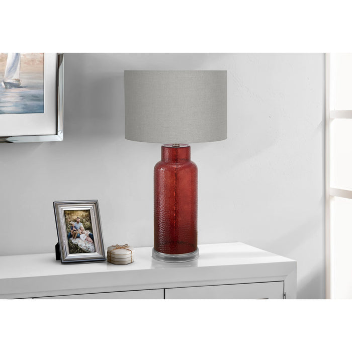 28"H Table Lamp Glass base