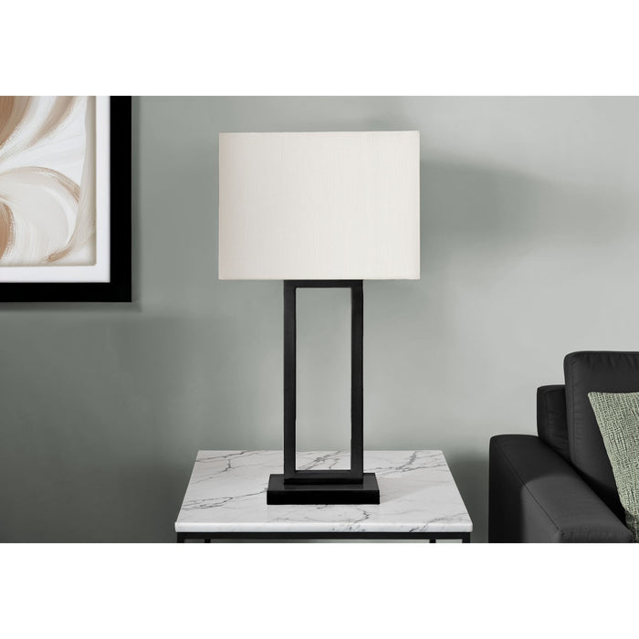 28"H Table Lamp Metal base USB