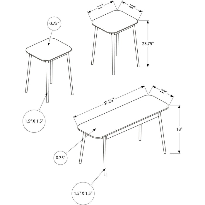 3 Pack Tables