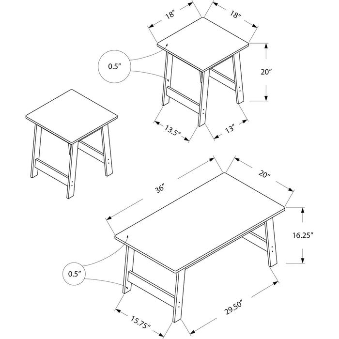 3 Pack Tables