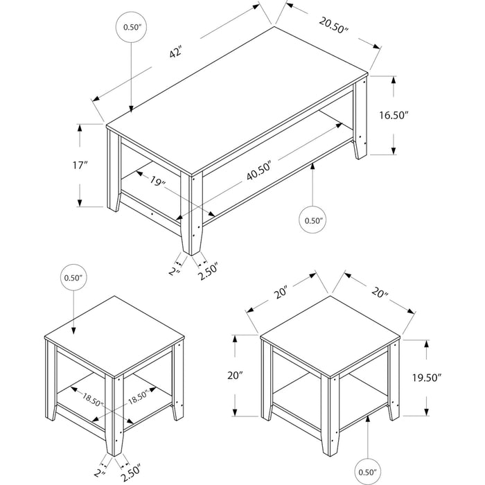 3 Pack Tables