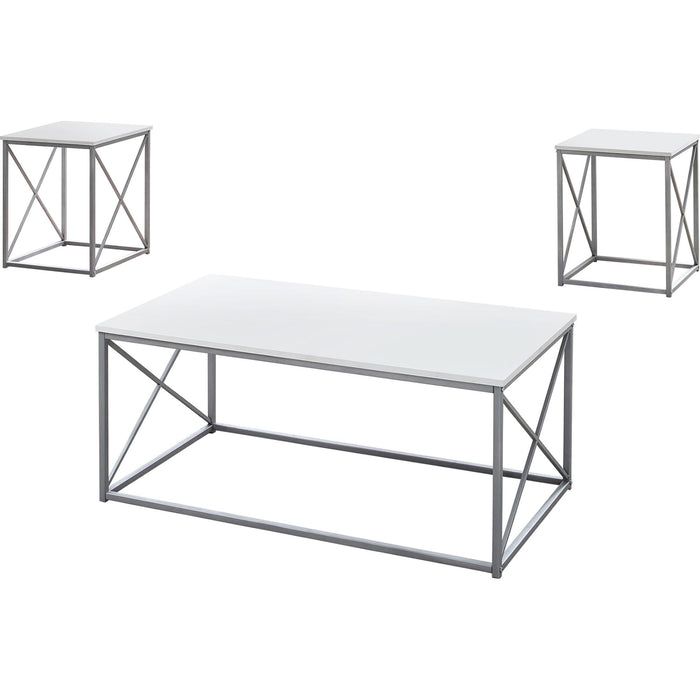 White/Silver Metal