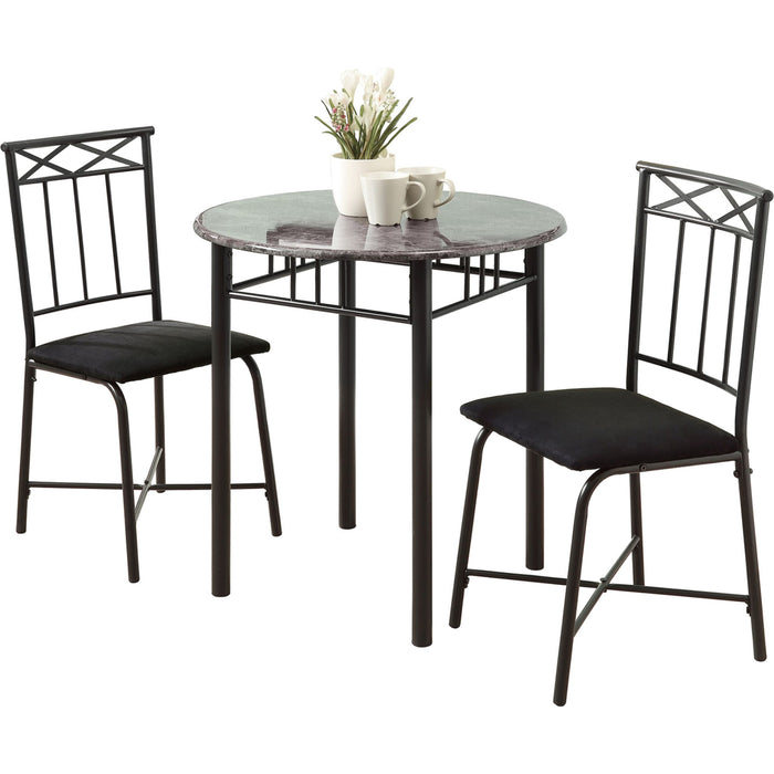 3 Piece Dining Set - 1 Table, 2 Chairs