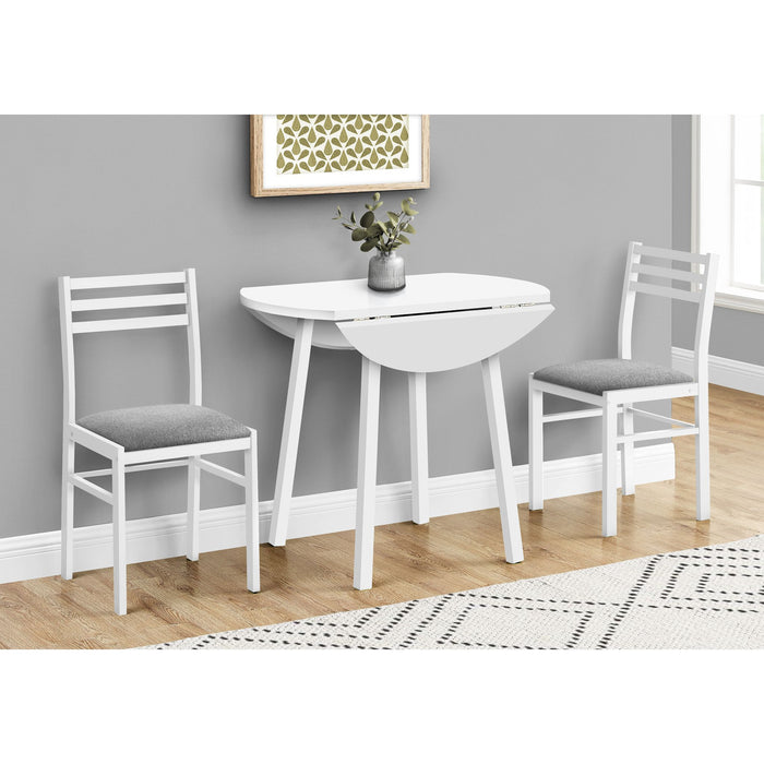 3 Piece Dining Set - 1 Table, 2 Chairs