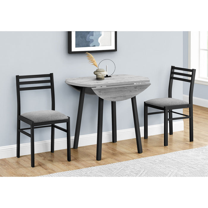 3 Piece Dining Set - 1 Table, 2 Chairs