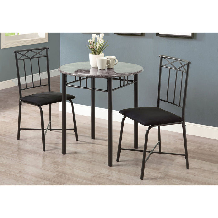 3 Piece Dining Set - 1 Table, 2 Chairs